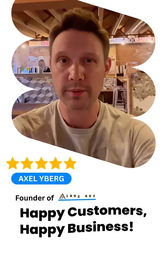Axel — EcomForge client testimonial